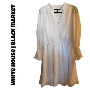 3018L White House black market maxi dress large